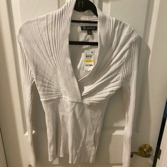 INC vneck sweater NWT - Picture 1 of 4